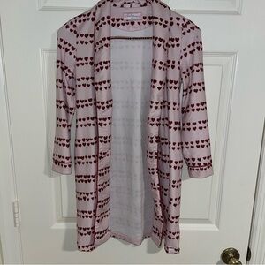 Sweet honey girls 8 pink heart robe cardigan duster
